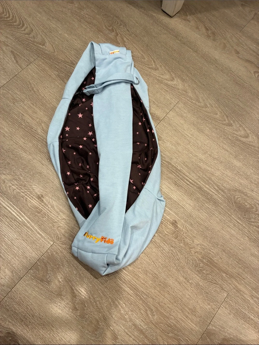 Light Blue Dog Sling Carrier - Comfortable Hands-Free Travel